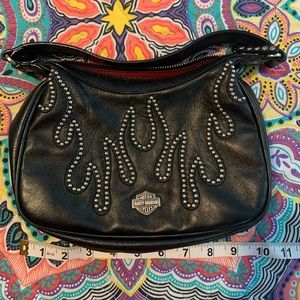 Harley Davidson leather purse.